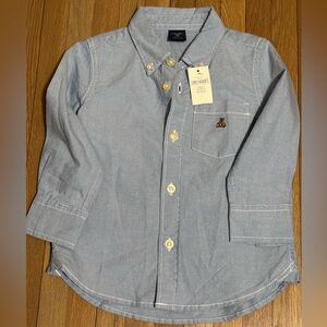 GAP Light Blue Kids Button-Down Shirt - new